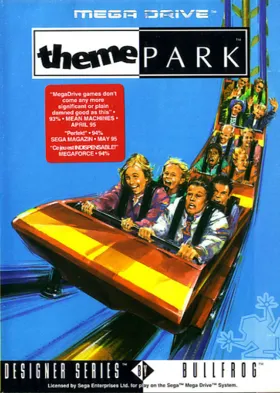 Theme Park (USA, Europe) box cover front